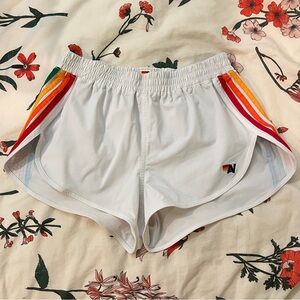White Aviator Nation Shorts